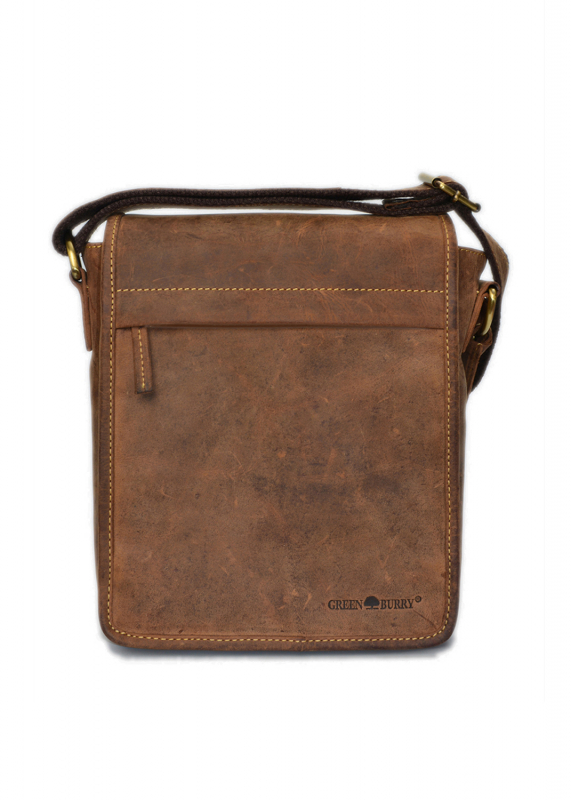 Vintage-Leder Umhängetasche, braun